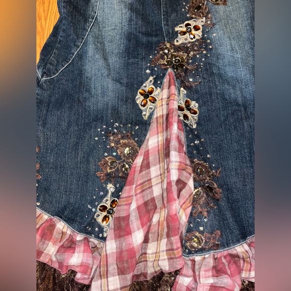 NWT-West 36th vintage denim maxi skirt - Picture 4 of 8